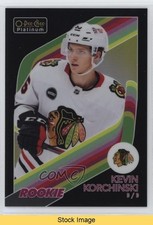 2023 O-Pee-Chee Platinum Pack Wars Black Variant Kevin Korchinski Rookie RC READ