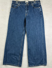 Everlane The Way-High Jean Women  s 29 Blue Wide Leg Organic Cotton Denim