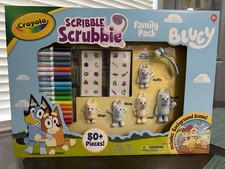 Crayola Scribble Scrubbie Bluey Family Pack 80 Pieces