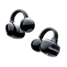 OpenRock E Open Ear Headphones - Clip On Earbuds - 4G Lightweight Comfort - B...