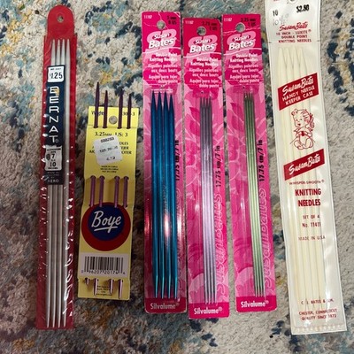 Knitting Needles Lot, Susan Bates, Boye, Bernart  Assortment New 
