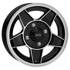 1x ATS CLASSIC diamantschwarz frontpoliert 7.0Jx13 4x100 ET20