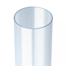 POWERTEC Clear Pipe, 2-1/2-Inch x 36-Inch Long, Rigid Plastic Tubing 70176 