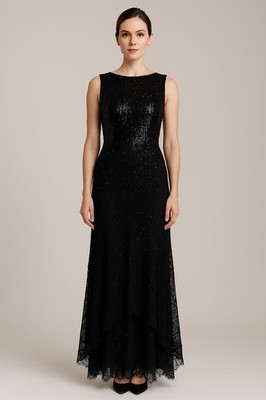 NWT $13K Valentino Dress Gown 10 Black Beaded Sequin Lace VTG Boutique Couture | eBay NWT $13K Valentino Dress Gown 10 Black Beaded Sequin Lace VTG Boutique Couture | eBay