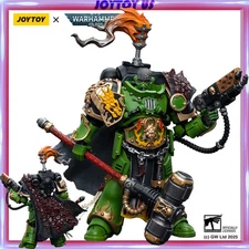JOYTOY Warhammer 40K 1/18 Action Figures Salamanders Captain Adrax Agatone Model