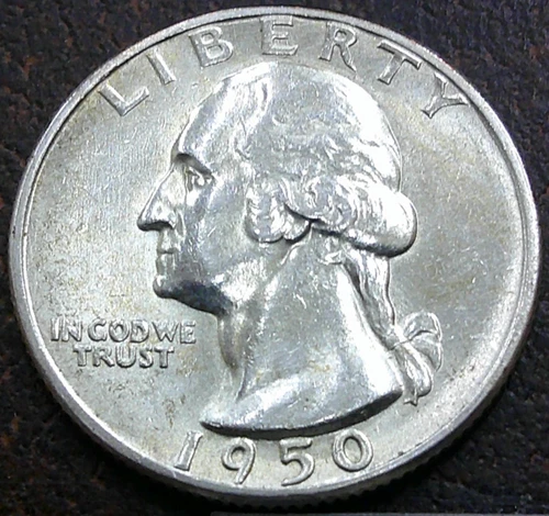 1950-S Washington Quarter — photo from the most recent tracked eBay sale
