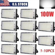 100W Watt LED Flood Light Outdoor Garden Lamp Yard Security Spotlight Cool White