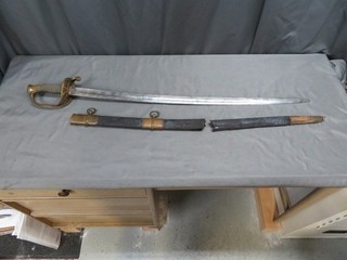CIVIL WAR US MODEL 1850 FOOT OFFICER’S SWORD COULAUX & CO. KLINGENTHAL