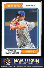 Carlos Carrasco 2023 Topps Heritage #145 New York Mets Baseball
