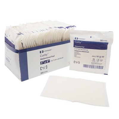 Curity  Sterile Abdominal Pad, 5 x 9 Inch