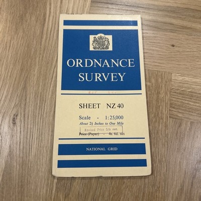 POTTO HUTTON RUDBY Ordnance Survey Sheet NZ40 1:25,000 1958 National Grid Sexhow