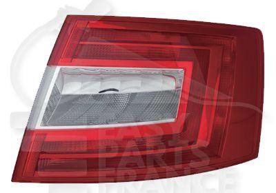 Feu arrière-droit LED à haute visibilité pour Skoda Octavia 4 portes
