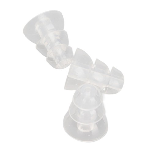 .›5pcs Hearing Aid Ear Tips Silicone Soft 3 Layers Replacement BTE ITE Hearing - Picture 3 of 22