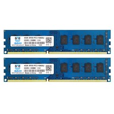 8GB Kit 2x4GB DDR3 1333MHz UDIMM 4GB PC3-10600U 2RX8 PC3 1333 DDR3 10600 CL9 1