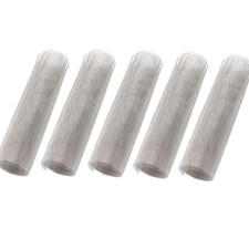 5 Packs 80 Mesh 304 Stainless Steel Woven Wire Mesh, Never Rust, Hard and Heat R