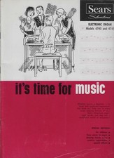 1967 SEARS SILVERTONE ELECTRONIC ORGAN MODEL ...