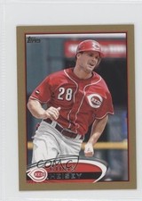 2012 Topps Mini Gold 13/61 Chris Heisey #636 h8e