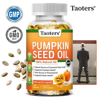 Pumpkin Seed Extract Oil Capsules 1000mg Men's Health Prostate health