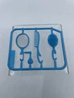 Vintage 1979 Mattel BARBIE Doll ~ Blue Mirror BRUSH Comb Bottle~ Unsnapped