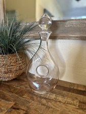 Lenox Tuscany Classics Pierced Decanter with Stopper Crystal Wine Aerator