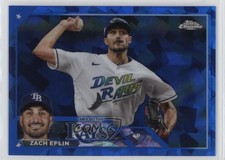 2023 Topps Chrome Update Sapphire Edition Zach Eflin #USCS254 1pr8