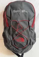 The North Face Groundwork Backpack 29L Laptop Gray Red HP Enterprise Flexvent