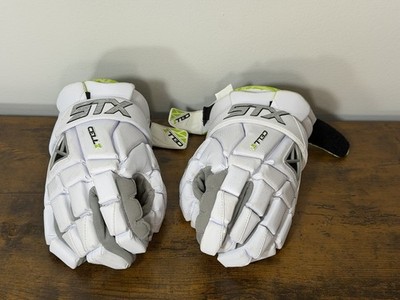 STX Cell V Lacrosse Gloves White Large L  Cell 5