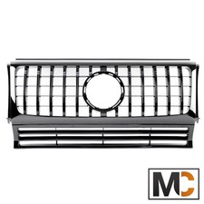 Panamericana Frontgrill Kühlergrill Schwarz passend für Mercedes G-Klasse W463 Panamericana Frontgrill Kühlergrill Schwarz passend für Mercedes G-Klasse W463