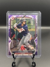 2023 Bowman - Prospects Juan Chacon #BP-105 Purple Pattern /199 (RC)
