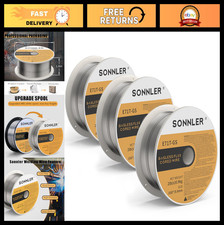 2Lbs .030 Flux Core MIG Welding Wire - Low Splatter Mild Steel E71T-GS 3 Pack