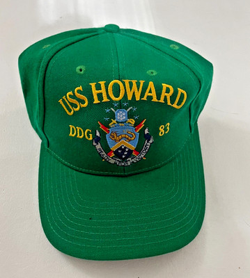 The Corps USS Howard DDG 83 ETT Green Baseball Cap Hat One Size
