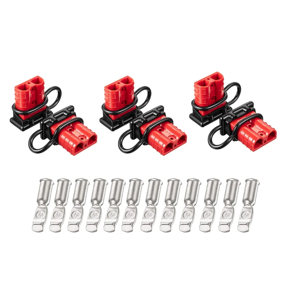 6Pack 6-14 Gauge Battery Quick Connect Disconnect 50A Wire Connector Plug Part - Image 4 of 4