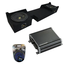 04-08 Ford F-150 Super Crew Truck Kicker CWCS10 Dual 10 Sub Box CXA800.1 Amp