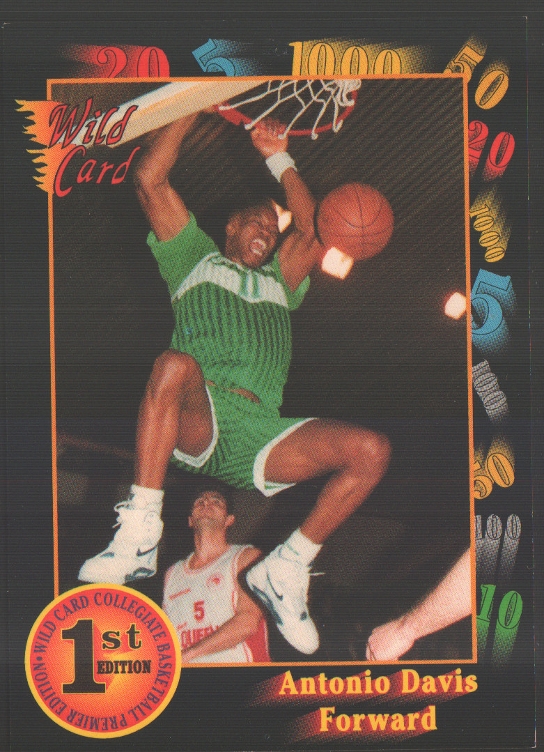1991-92 Wild Card #36 - Antonio Davis - UTEP Miners  91-1650