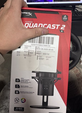 HyperX QuadCast 2 S USB Wired Multi-Pattern Condenser Mic Tap-Mute ARGB Black