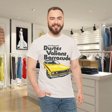 Camiseta clásica 1972 Plymouth Duster Valiant Barracuda