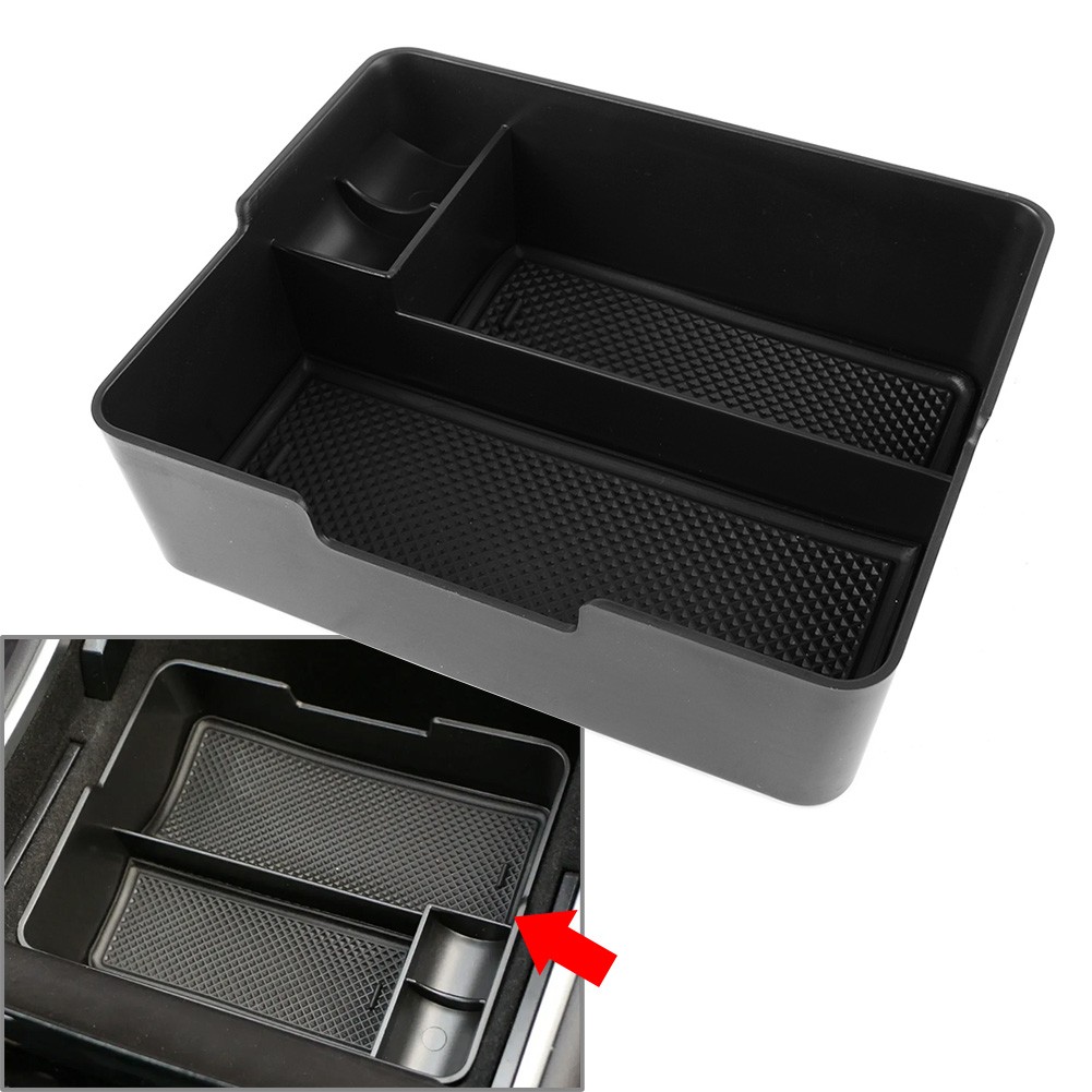 Fit Tesla Model 3 w/Coin & Sunglasses Holder Center Console Tray Organizer