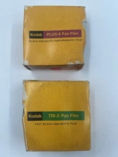 Kodak Plus-X Pan Film PX 402 & Tri-X Pan TX 402 - 100' Roll NOS Expired