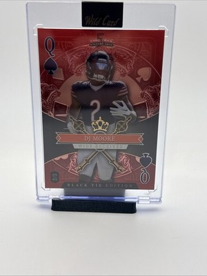 2026 Wild Card 5 Card Draw Stacked Deck DJ Moore /3 Queen of Spades