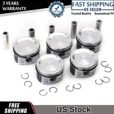 5pcs Pistons Rings Set For 2.5l Volvo C30 S40 C70 V50 S60 Xc90 V70 S80 Xc70 I5