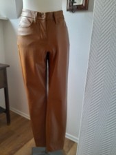 Cambio Leder Imitat Hose, cognac, Gr.38 skinny TASCHEN! NEUWERTIG!!