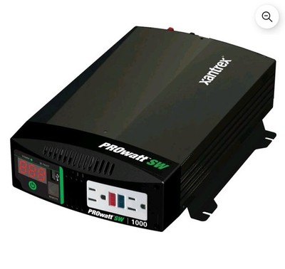 Xantrex PROwatt SW2000 True Sine Wave Power Inverter 2-Plug/Dual GFCI + USB Port