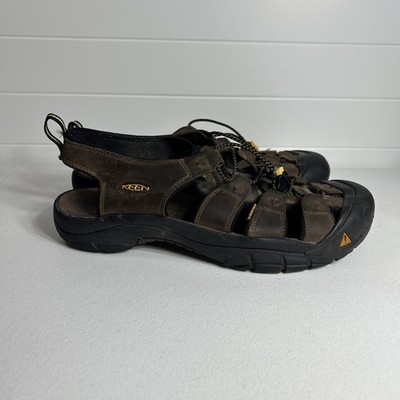 Keen Sandals Mens Size 11 Bison Brown Hiking Outdoor Waterproof
