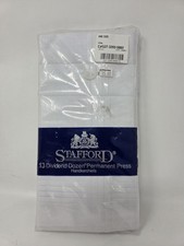 Stafford 13 Dividend Dozen White Permanent Press Handkerchiefs NOS