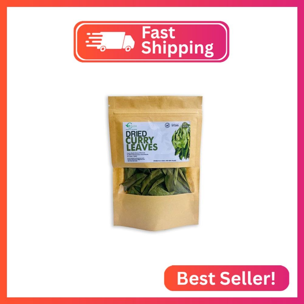 Dried Curry Leaves 0.4 Oz (11.34g) premium grade air fresh l