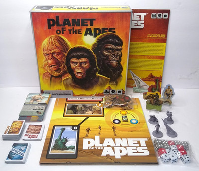 PLANET OF THE APES BOARD GAME + BONUS MINIS! cooperative adventure strategy 2017