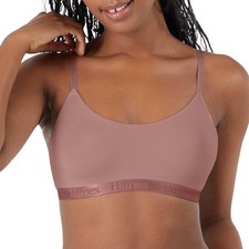 Hanes Women's Originals Ultra Supersoft String Bralette, X-Large, Earthen Tan