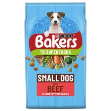 Bakers Superfoods Small Dog Adult Dry Dog Food (Beef and Vegetables) 10kg 3.83 per kilo