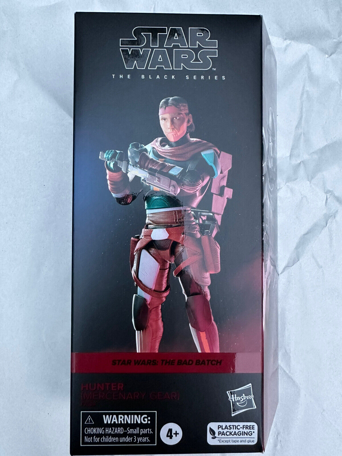 Star Wars The Bad Batch: The Black Series Hunter (Mercenary Gear) Kids Toy  Action Figure for Boys and Girls (9”)