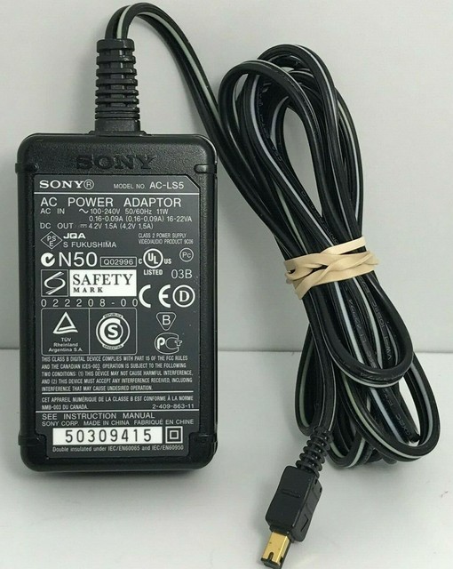 Sony ACLS5 LS5C Power Adapter Charger Cybershot eBay